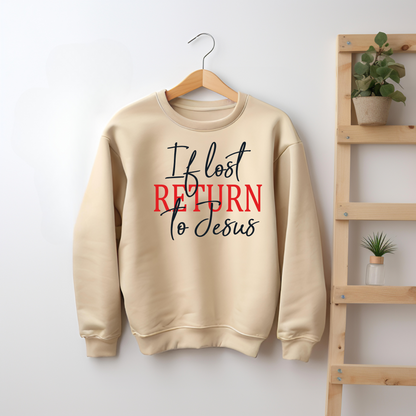 If Lost Return to Jesus